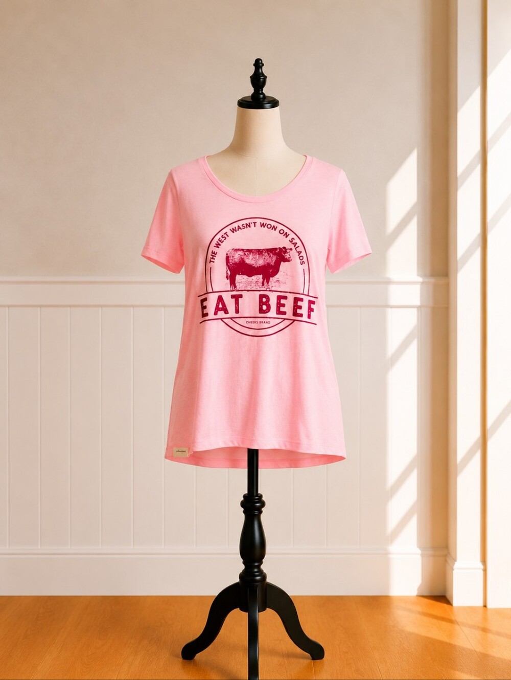 •Cheekys The West Wasnt Won On Salads, Eat Beef Tee